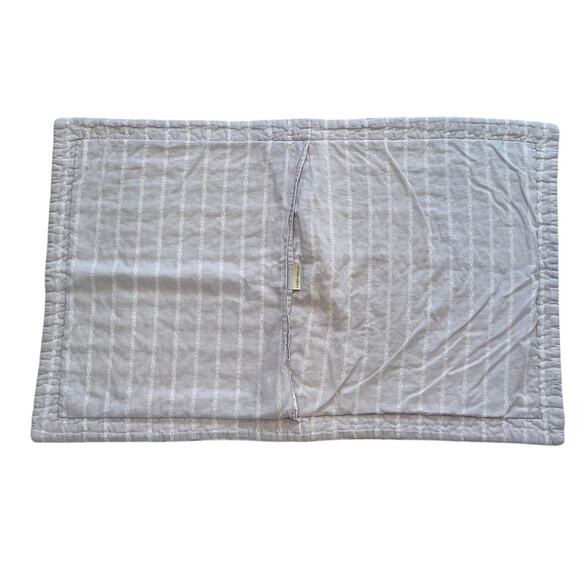 Laura Ashley Keighley Floral Lavender Wisteria Quilted Pillow Shams, 2 King - Picture 4 of 8